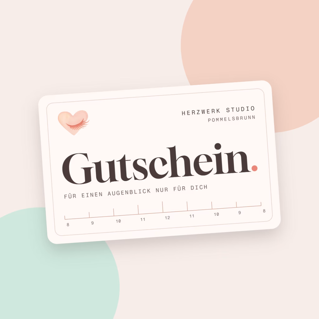 Geschenkgutschein von Herzwerk Studio