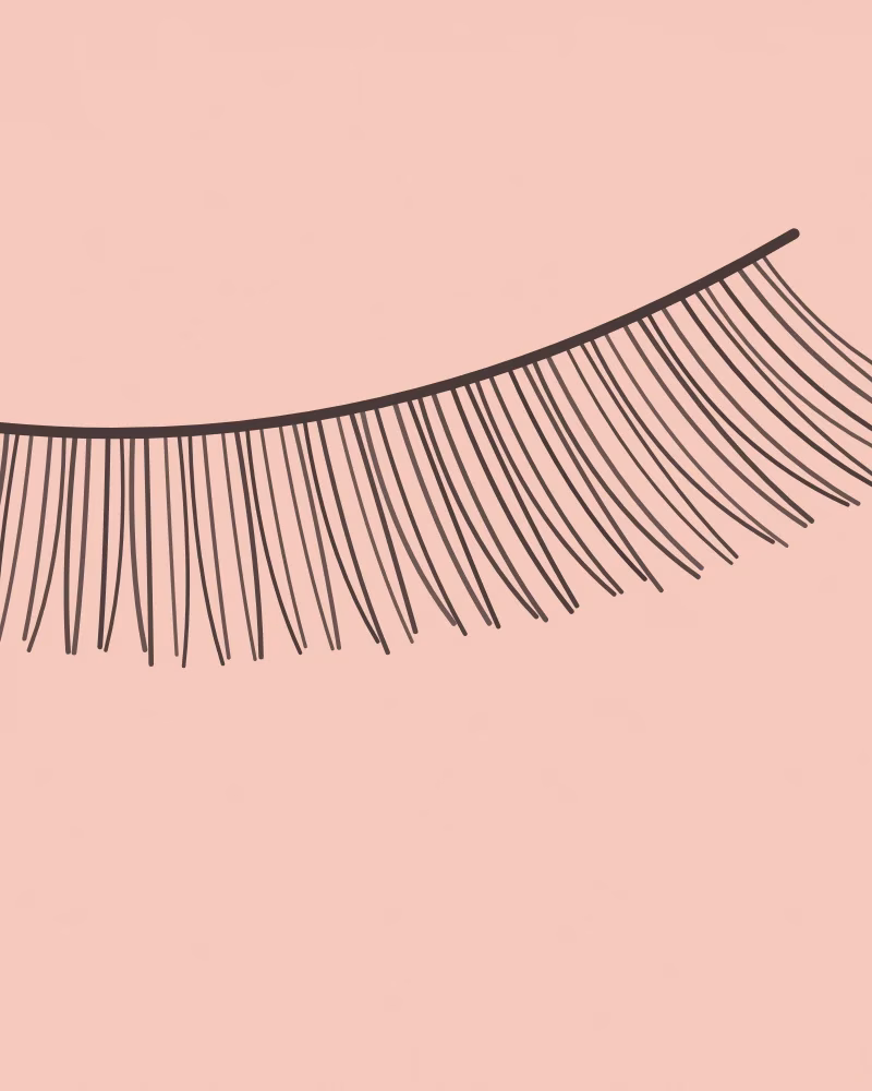Illustration Wimpern – zu Instagram