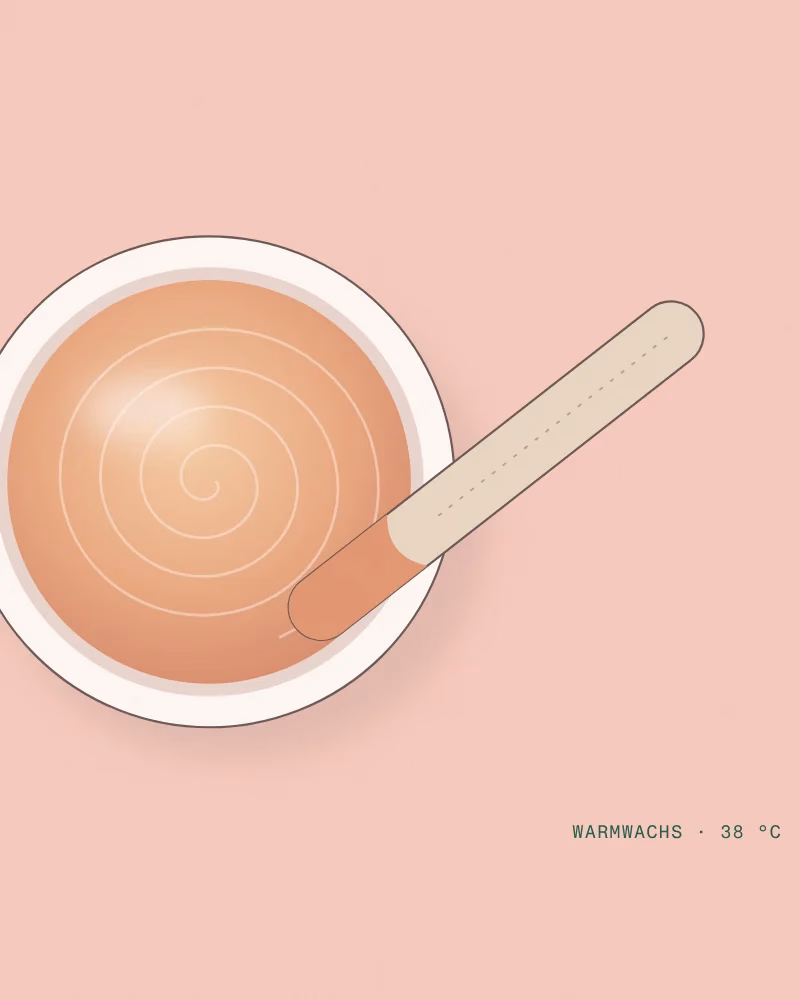 Illustration Waxing – zu Instagram